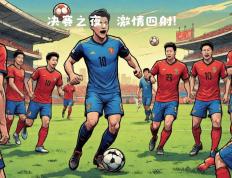 体育比赛中球队之间的对决火花四溅